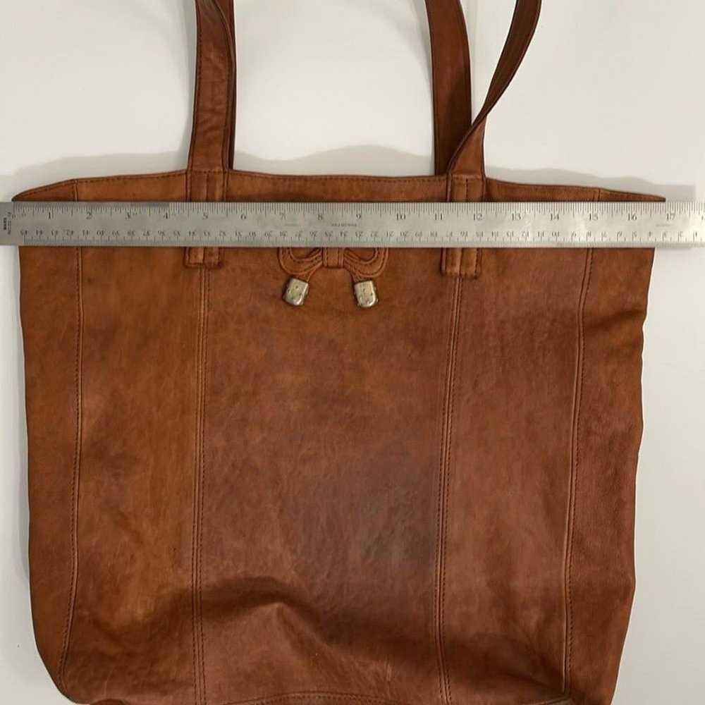 See by Chloe tan leather large tote shoulder bag … - image 6