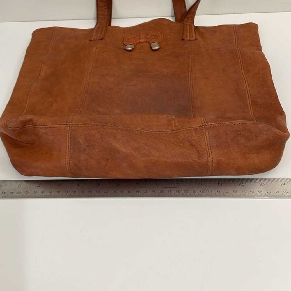 See by Chloe tan leather large tote shoulder bag … - image 9