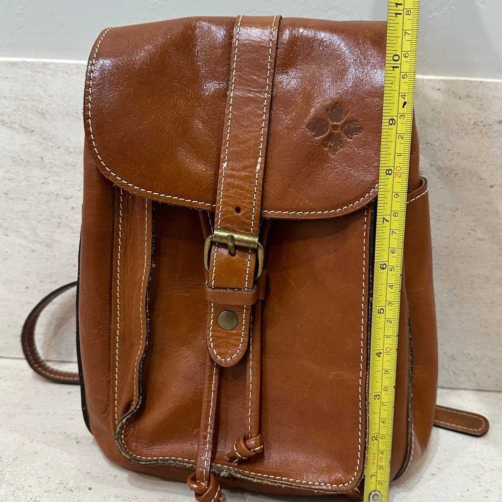 Patricia Nash Aberdeen Tan Brown Leather Backpack… - image 5