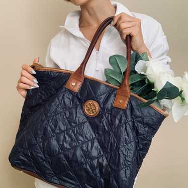 Great codition Tory Burch quilted tote bag - image 1