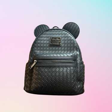 Loungefly Mickey Mouse Woven mini backpack