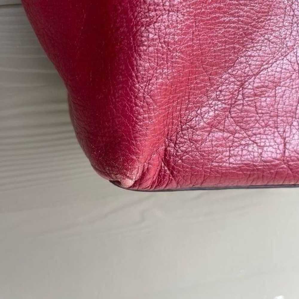Coach red leather purse - image 2