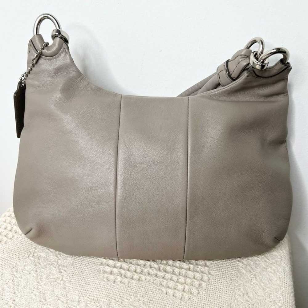 Coach Kristin Leather Hippie Flap Shoulder Bag 16… - image 9