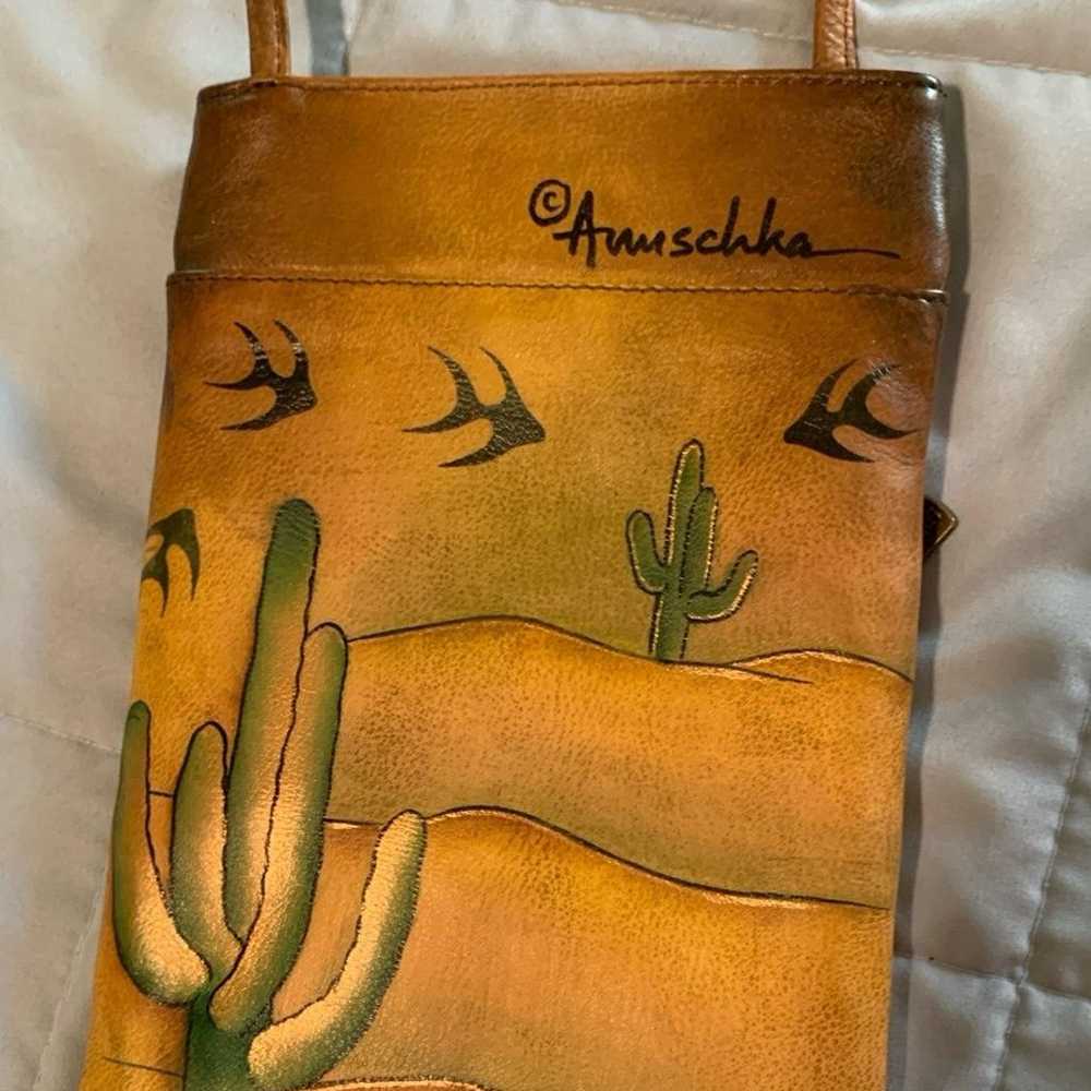 Anuschka Women’s Hand Painted Genuine Leather Min… - image 3