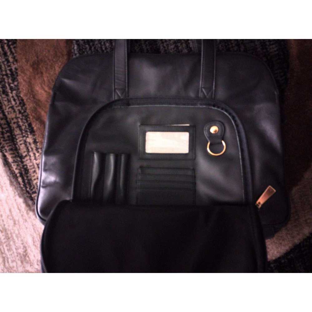 Lord & Taylor Messenger Briefcase Black Genuine L… - image 7