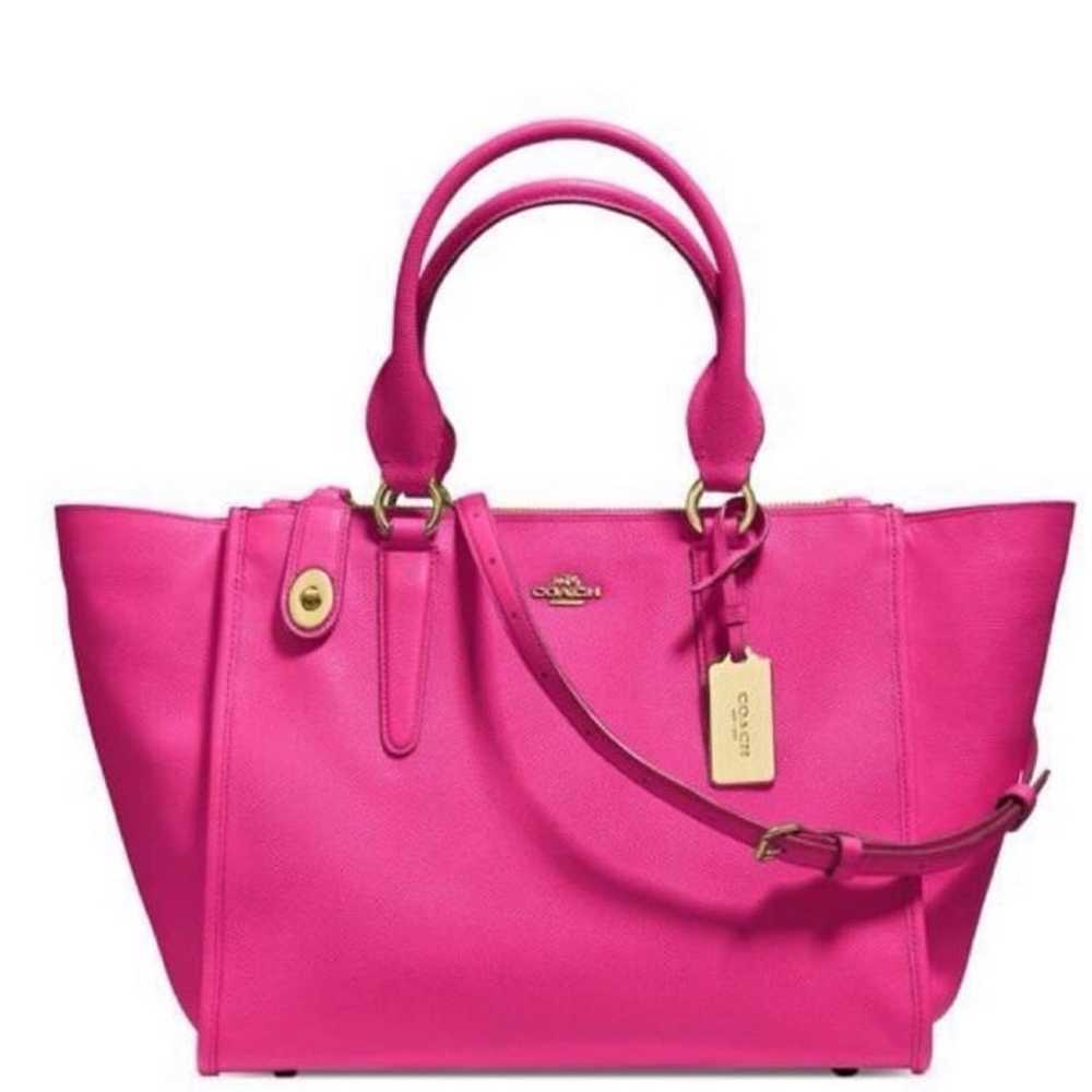 ♦️FANTASTIC♦️COACH 33995 CROSBY CARRYALL LEATHER … - image 1