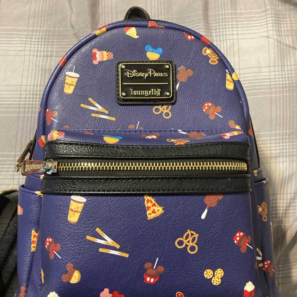 Disney Parks Loungefly Backpack Snacks Theme - image 1