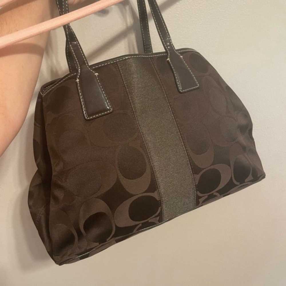 Coach Brown Tote - image 2
