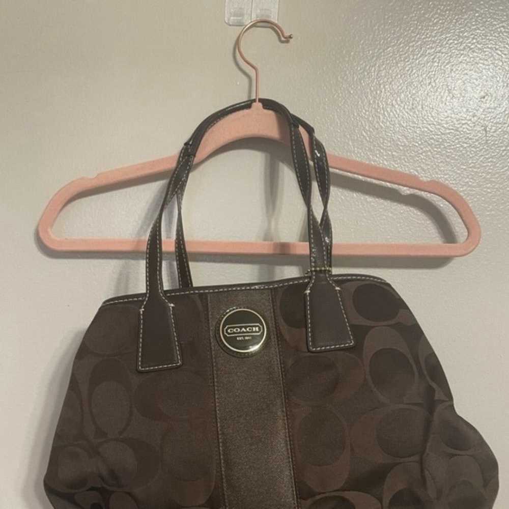 Coach Brown Tote - image 6