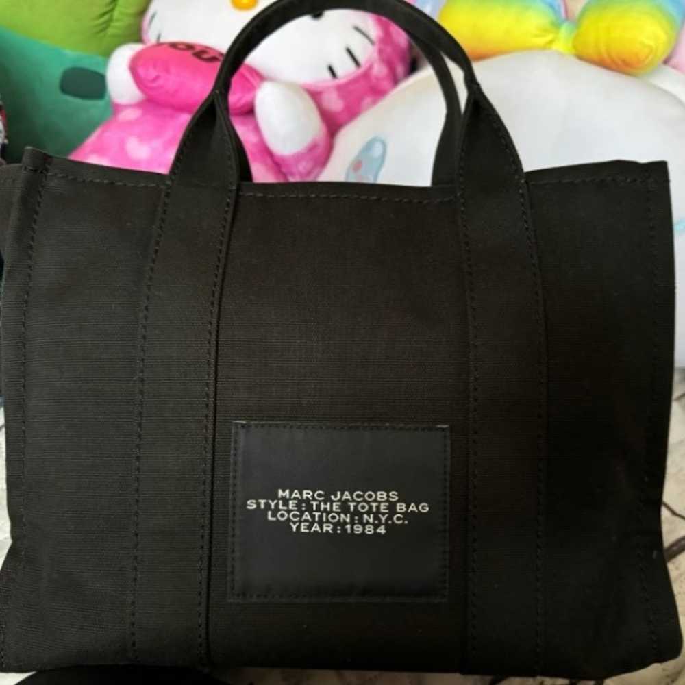 Ｍarc Jacob Canvas The Tote Black Bag - image 3