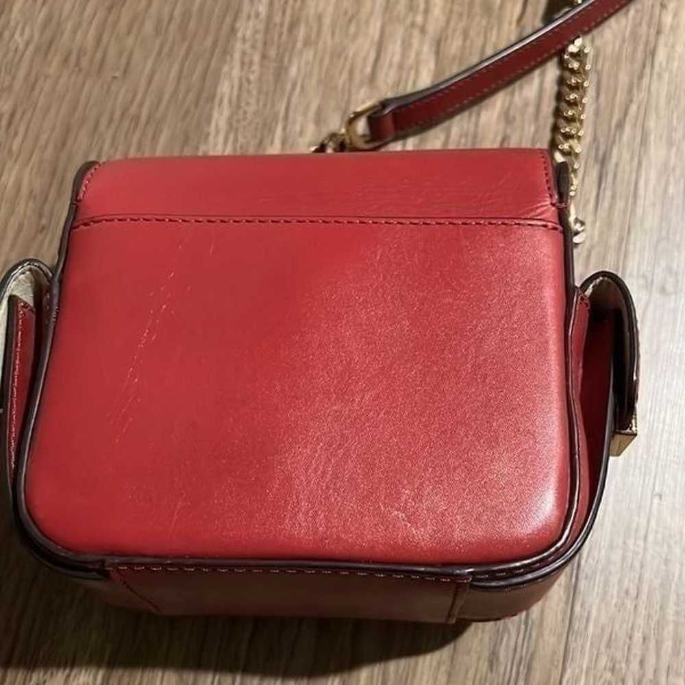Red Leather Scout Camera Crossbody Bag b - image 6