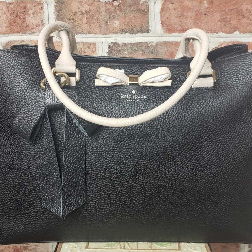 Kate Spade Black Pebbled Leather Bag - image 4