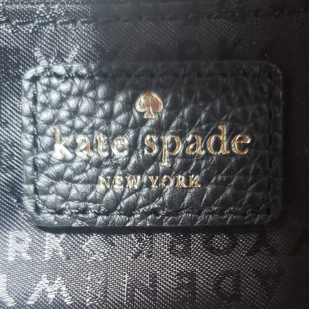 Kate Spade Black Pebbled Leather Bag - image 9