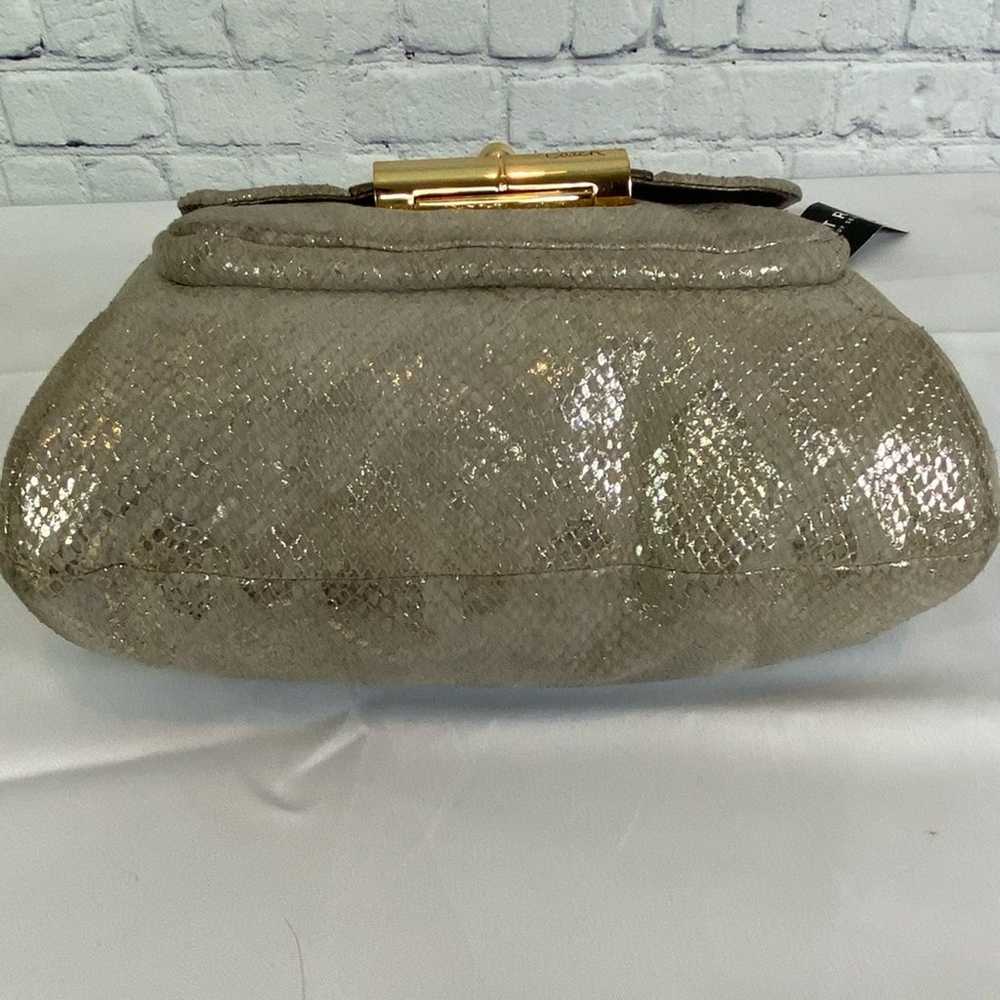 #COACH Phyton Embossed Leather Kristin Hobo - image 11