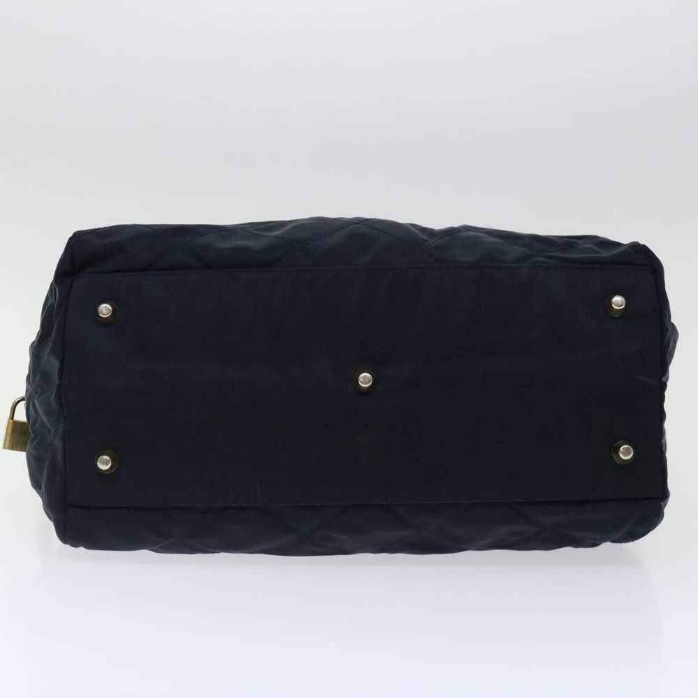 Prada PRADA Quilted Hand Bag Nylon Navy Auth ac28… - image 5