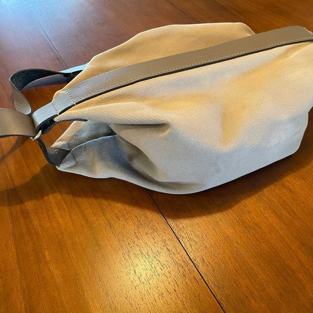 Thisispaper Transfer Bag - Light Grey Waxed Cotto… - image 2