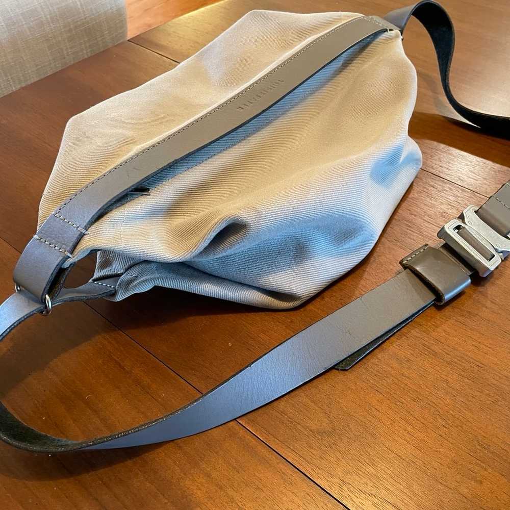 Thisispaper Transfer Bag - Light Grey Waxed Cotto… - image 3