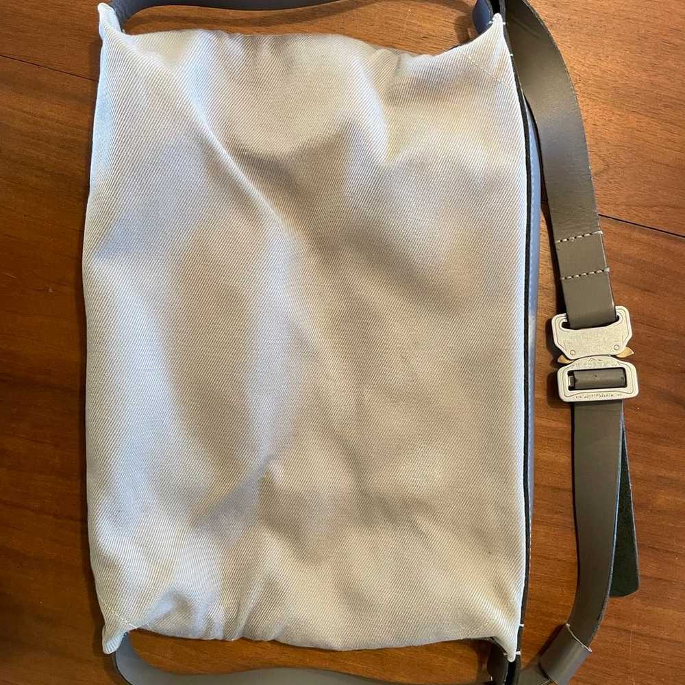 Thisispaper Transfer Bag - Light Grey Waxed Cotto… - image 8