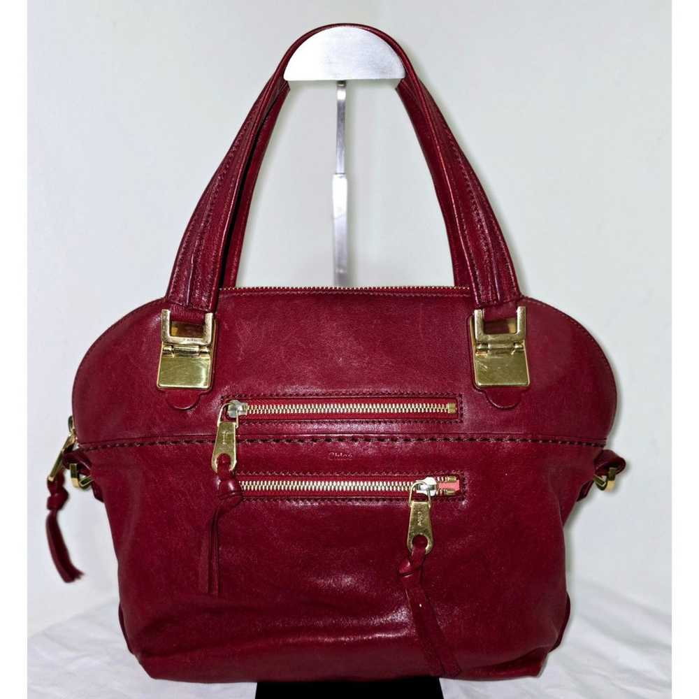 Chloe Angie Red Leather 2Way Satchel bag - image 1