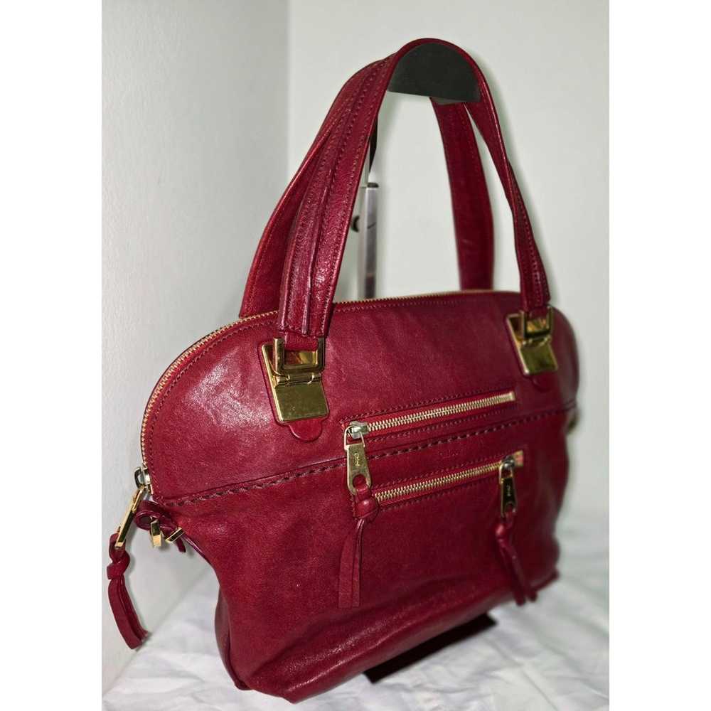 Chloe Angie Red Leather 2Way Satchel bag - image 5