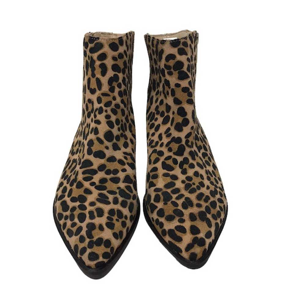 Sole Society Cadyna Leopard Suede Bootie 6.5 M An… - image 2