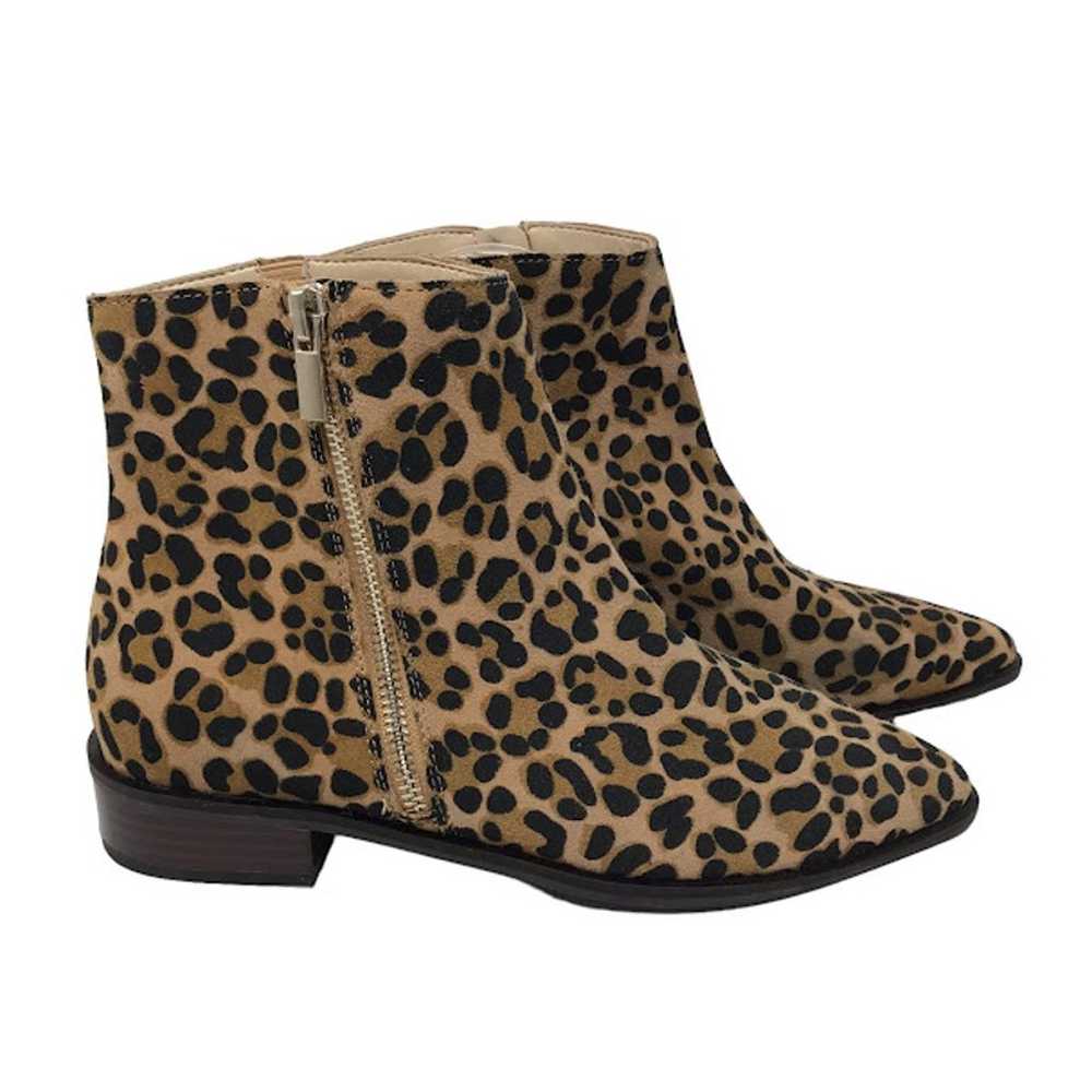 Sole Society Cadyna Leopard Suede Bootie 6.5 M An… - image 3