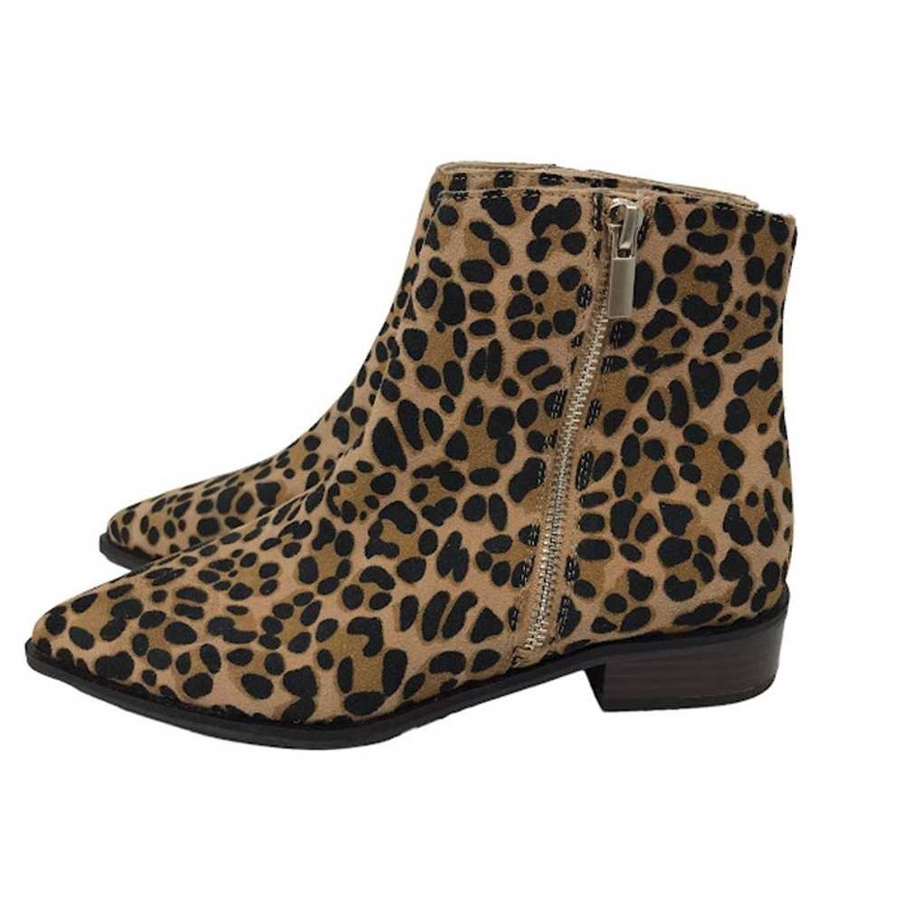 Sole Society Cadyna Leopard Suede Bootie 6.5 M An… - image 4