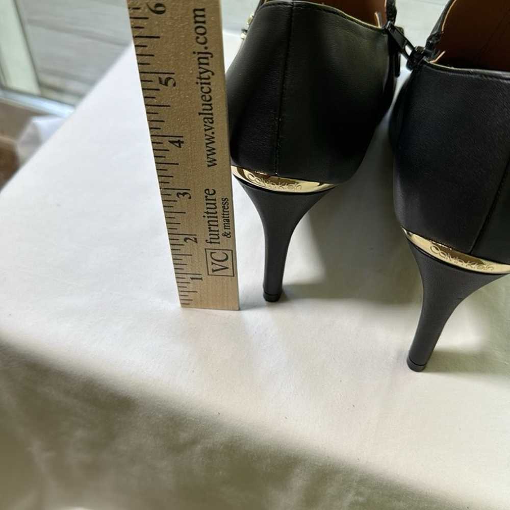 Calvin Klein Jennavie Black Leather Career Shoes … - image 7