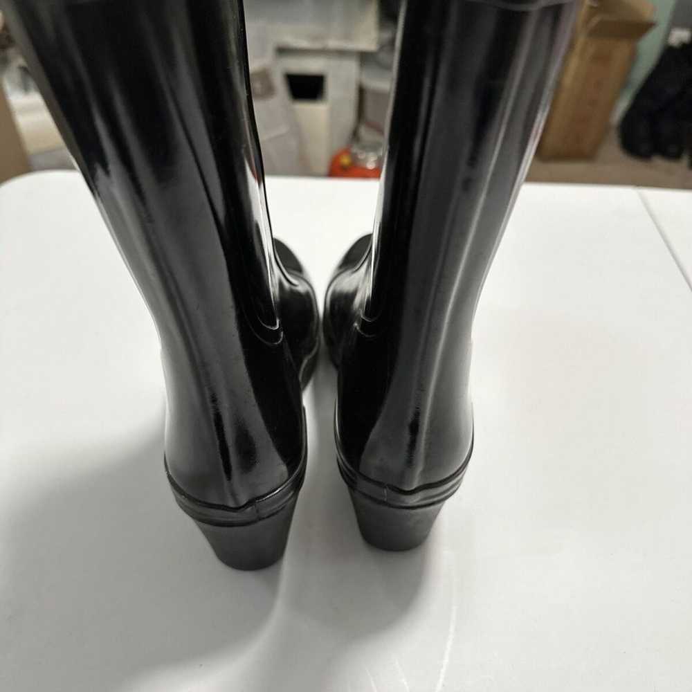Hunter Womens Wedge Rain boots Size 9 - image 6