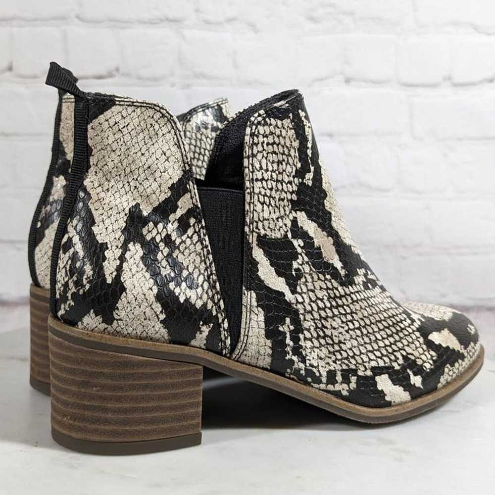 Dr. Scholl's Teammate Snakeskin Ankle Booties - S… - image 5