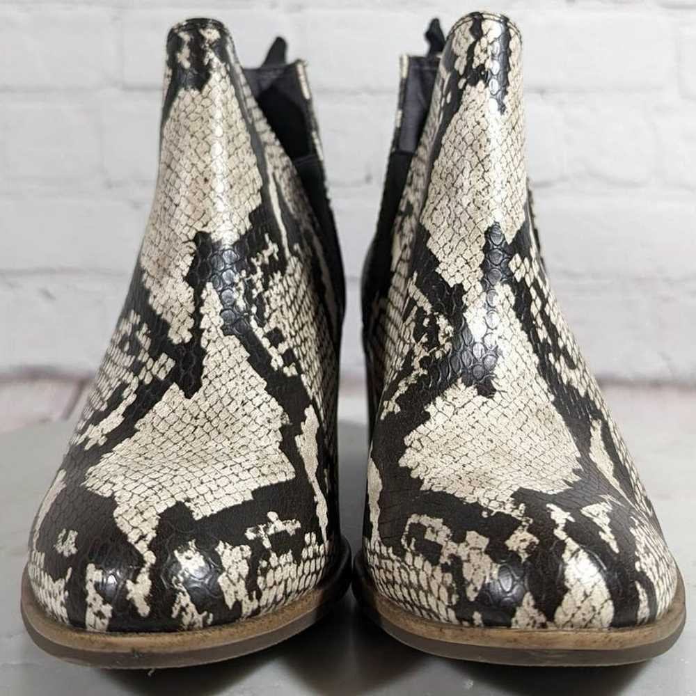 Dr. Scholl's Teammate Snakeskin Ankle Booties - S… - image 7