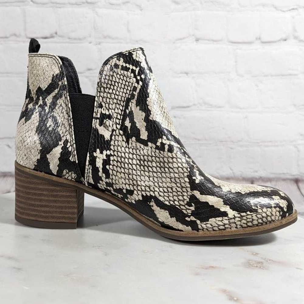 Dr. Scholl's Teammate Snakeskin Ankle Booties - S… - image 8