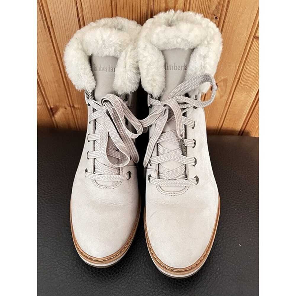 Timberland Faux Fur Waterproof Boots Kinsley Whit… - image 3