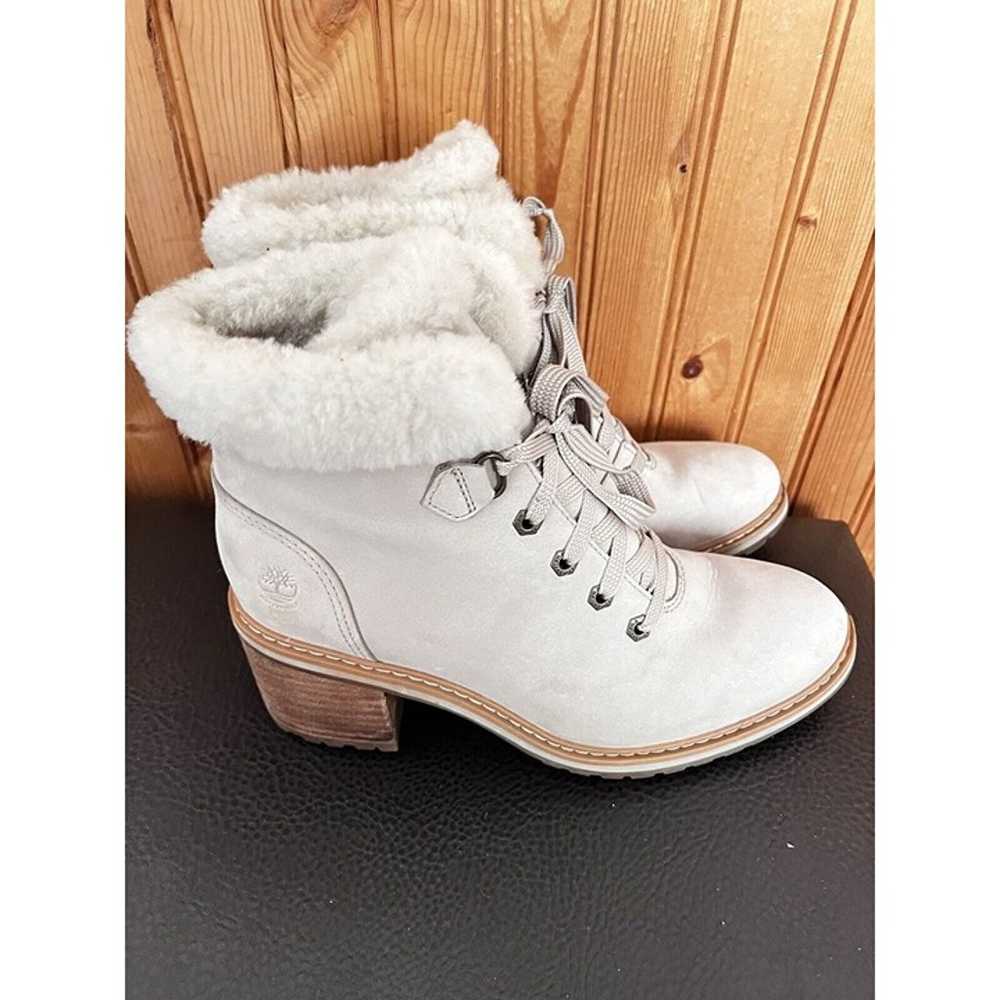 Timberland Faux Fur Waterproof Boots Kinsley Whit… - image 4