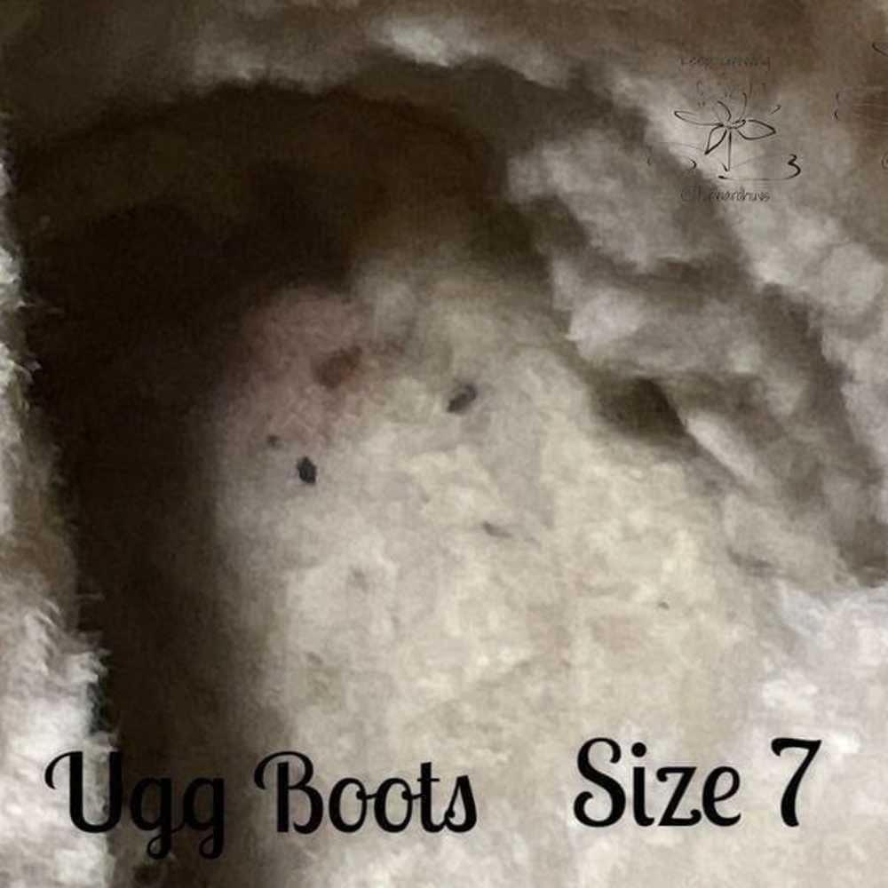 Pre-Owned UGG Sunset Tall Brown Shearling Boots -… - image 8