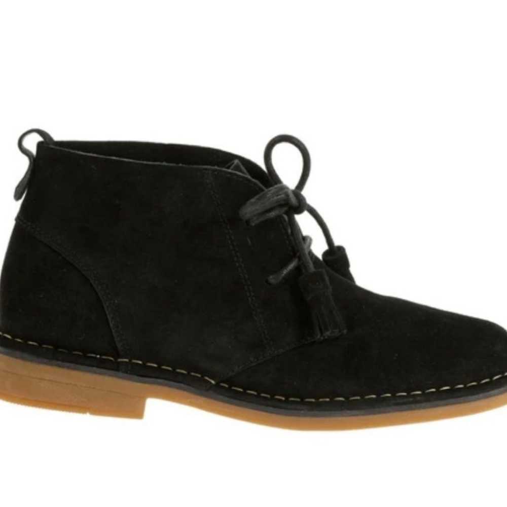 Hush Puppies Black Suede Chukka Desert Ankle Boot… - image 2