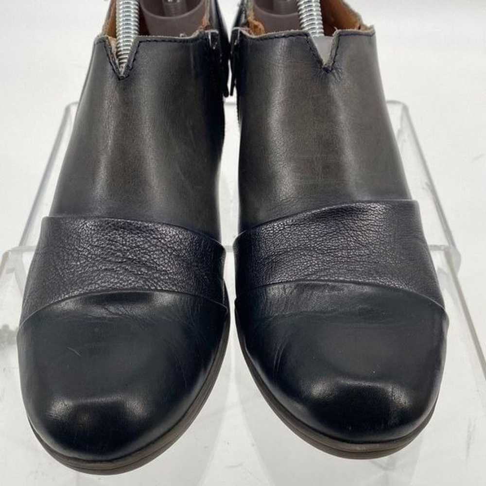 Pikolinos Side Zip Leather Low Heel Booties Pewte… - image 4
