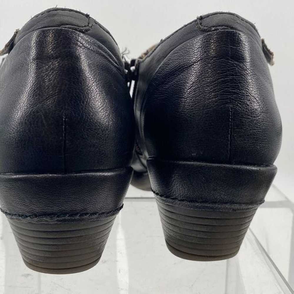 Pikolinos Side Zip Leather Low Heel Booties Pewte… - image 7