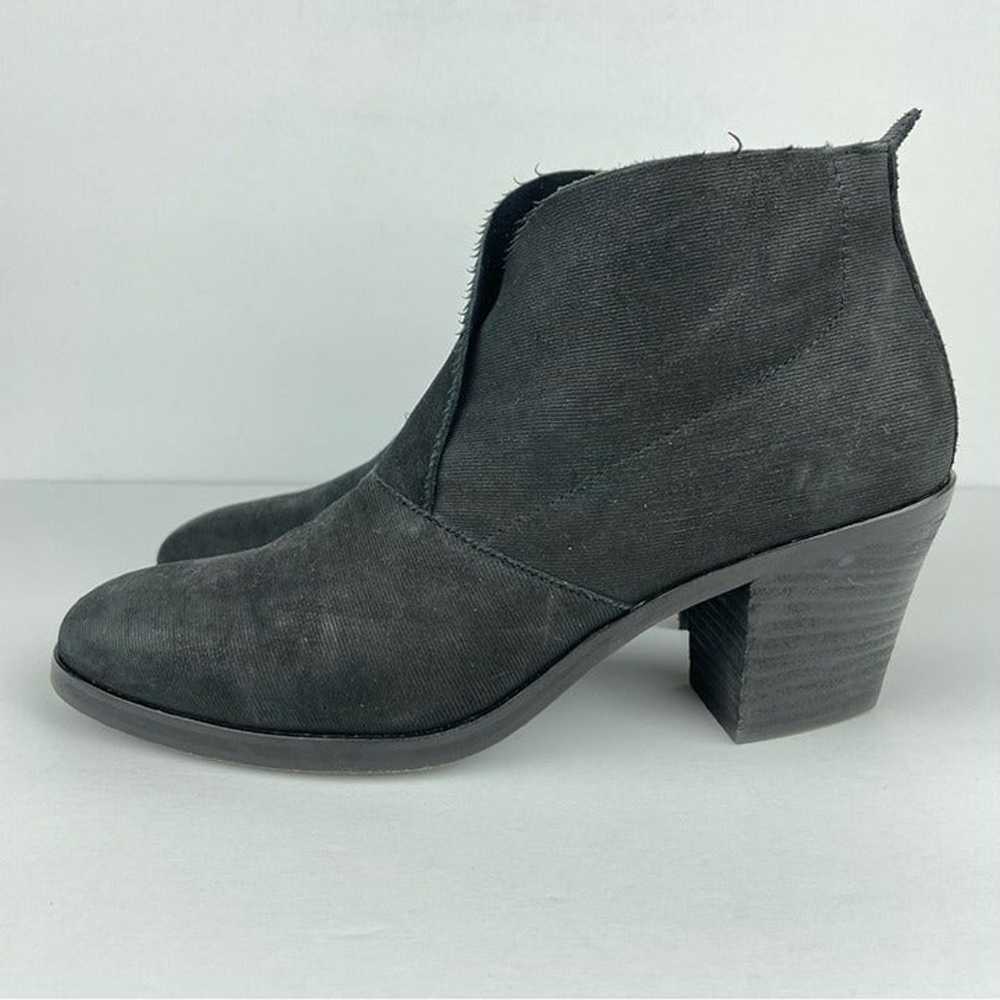 EILEEN FISHER Women's 9 Black Textured Leather He… - image 4
