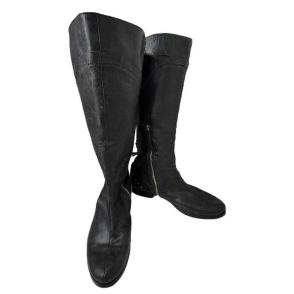 J. Liyvack Black Knee High Leather boots - image 1