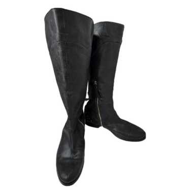 J. Liyvack Black Knee High Leather boots - image 1