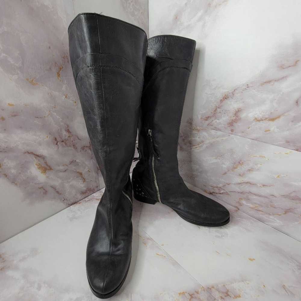J. Liyvack Black Knee High Leather boots - image 2