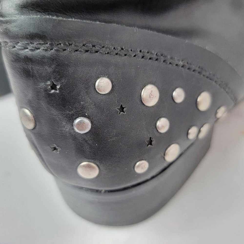 J. Liyvack Black Knee High Leather boots - image 4