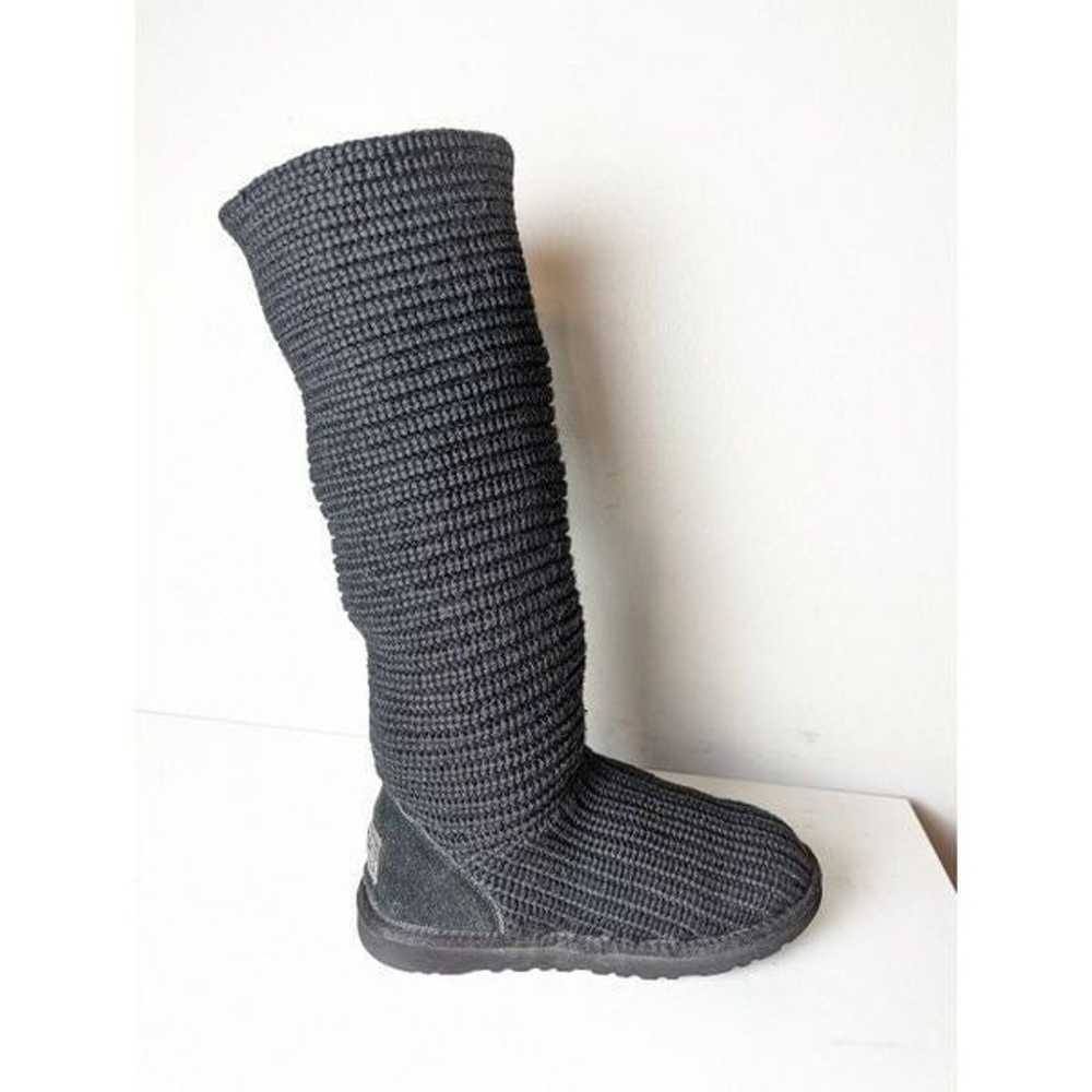 UGG Cardy Tall Knit Winter Boot Size 7 - image 7