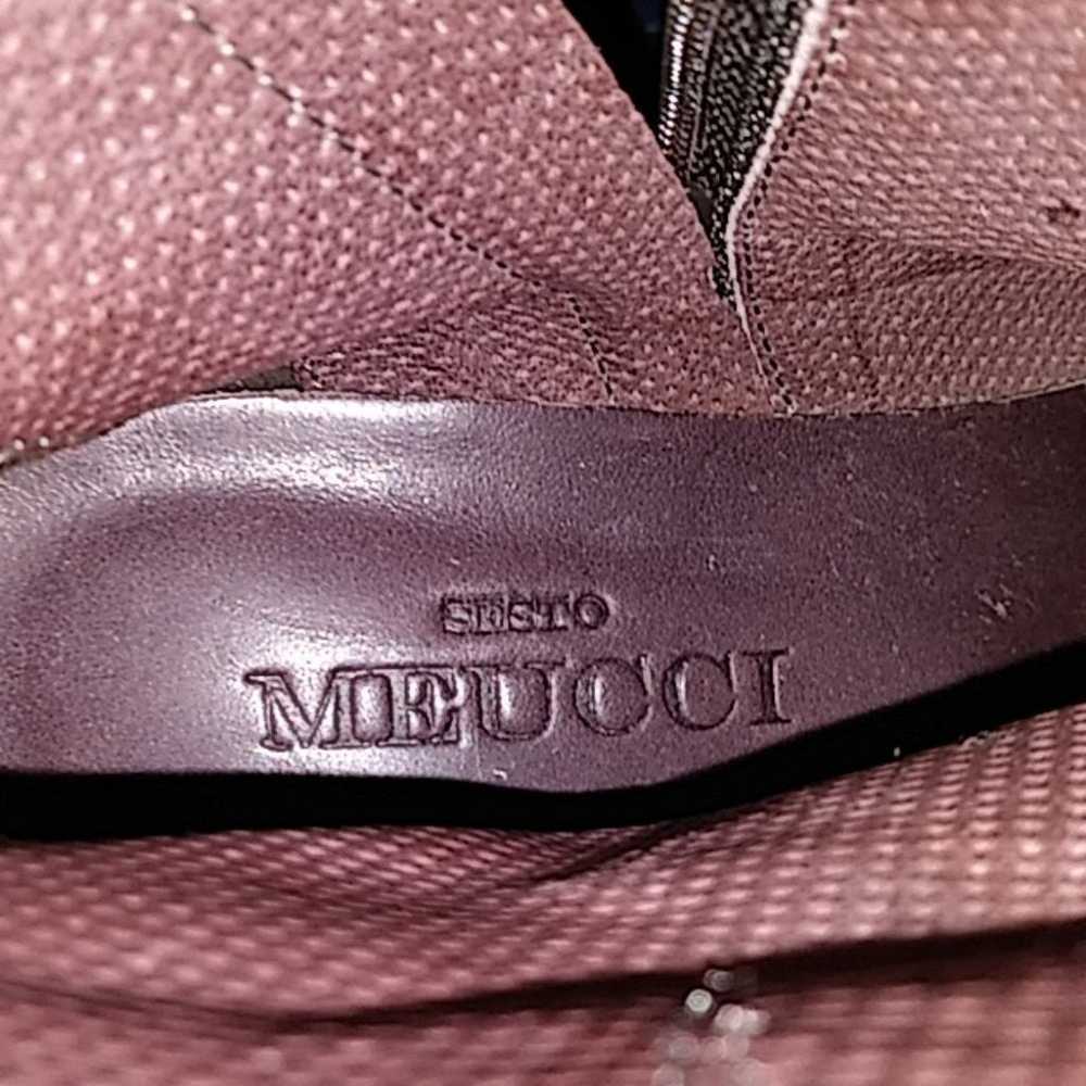 Sesto Meucci Classic Woven Leather Short Boots - image 7