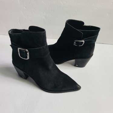 Sam Edelman Leonia Suede Leather Ankle Boots Size 
