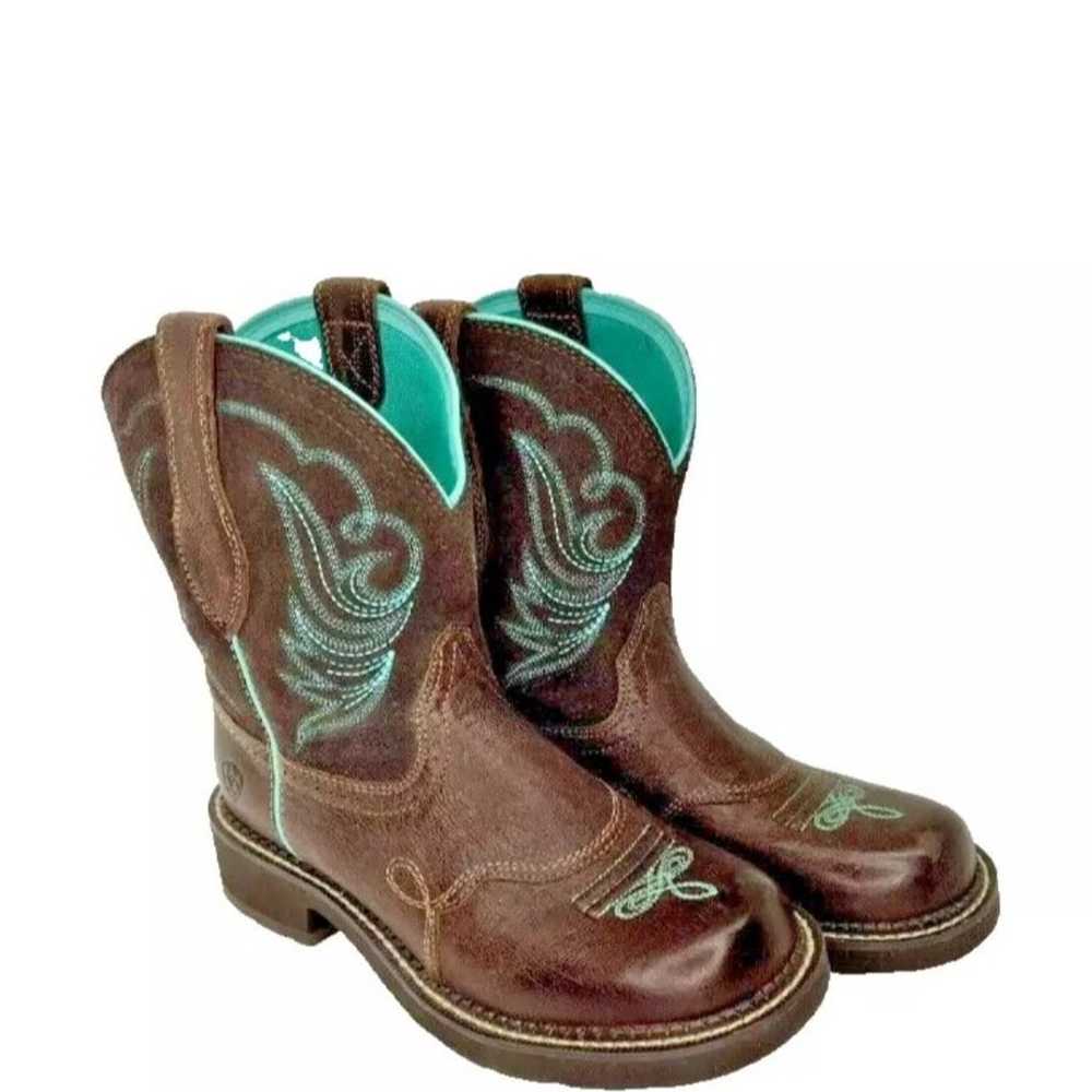 Ariat Fatbaby Heritage Dapper Boots Brown Women’s… - image 2