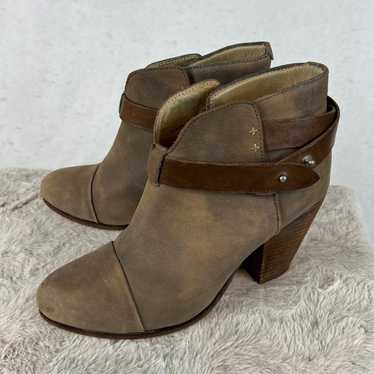 Rag & Bone Harrow Distressed Suede Ankle Boot Sta… - image 1