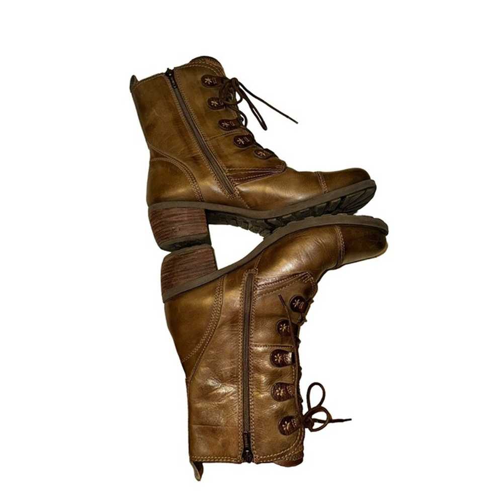 Pikolinos Le Mans Lace Up Ankle Boots Brandy Leat… - image 7