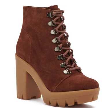 NWT! Jessica Simpson Mistah Platform Bootie In Nu… - image 1